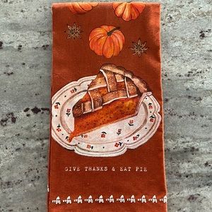 NWT Anthropologie Friendsgiving Dish Towel